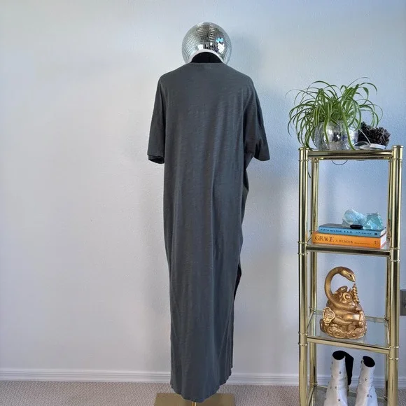 NATURAL LIFE | Life is a Canvas Maxi T-shirt Dress, Medium, Cotton, Peace - Picture 4 of 16